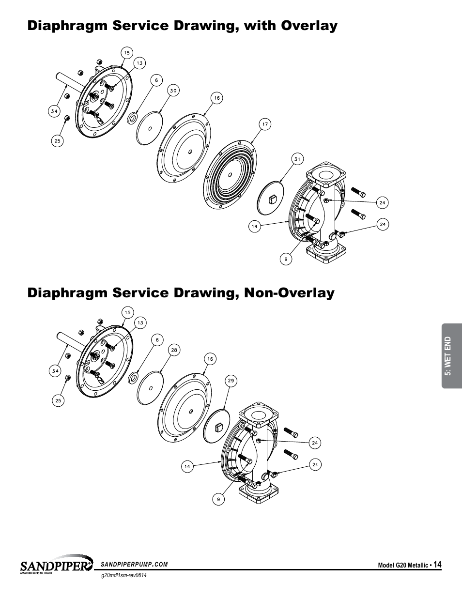 SANDPIPER G20 User Manual | Page 17 / 21