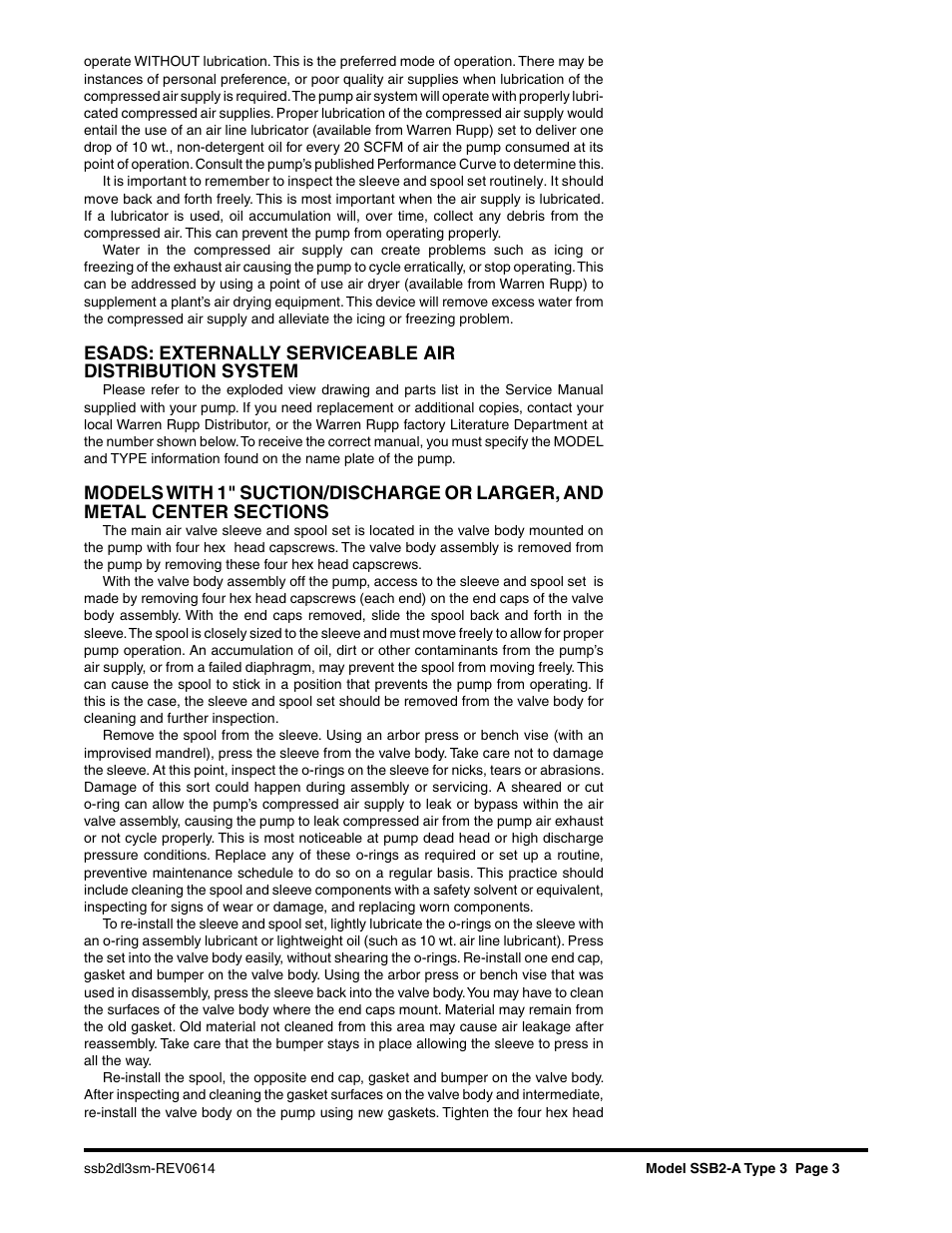 SANDPIPER SSB2-A User Manual | Page 5 / 14
