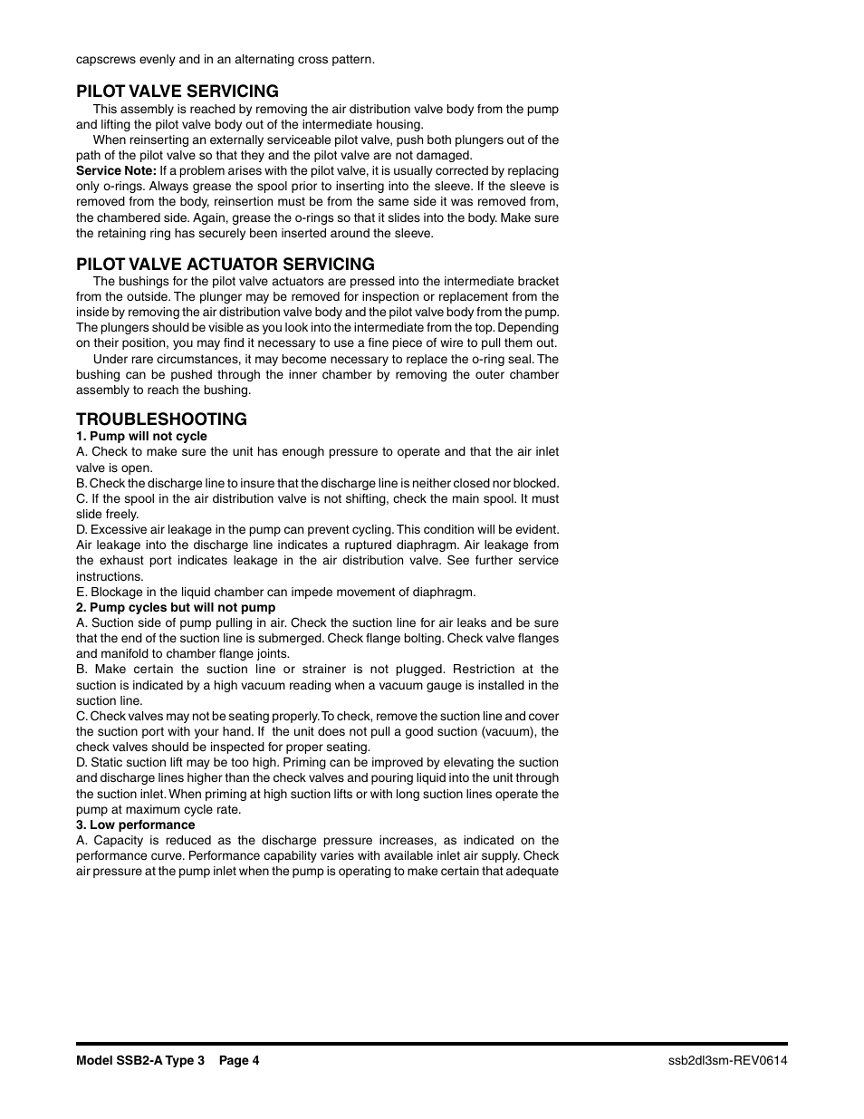 SANDPIPER SSB2-A User Manual | Page 6 / 14