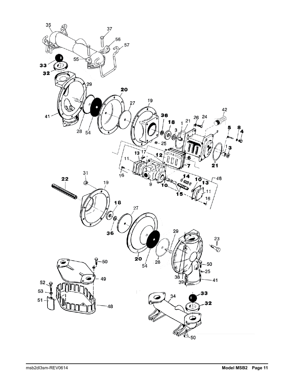 SANDPIPER MSB2-B User Manual | Page 13 / 13