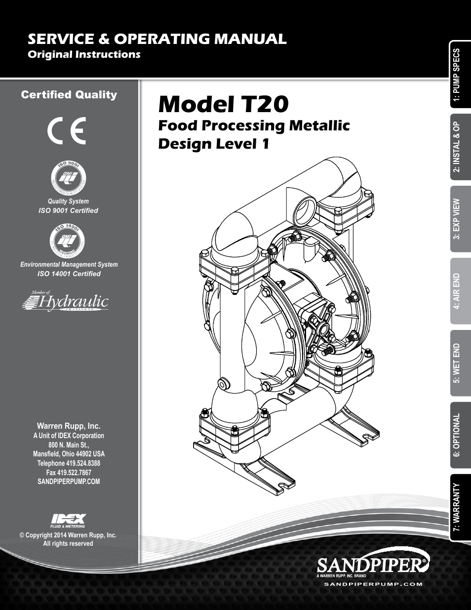 SANDPIPER T20 User Manual | 19 pages