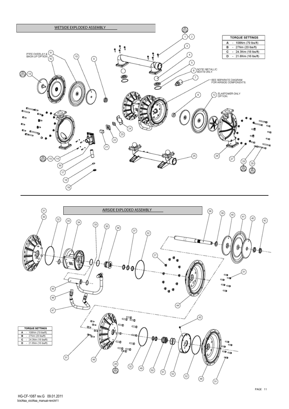 SANDPIPER X50 Full Flow User Manual | Page 11 / 14