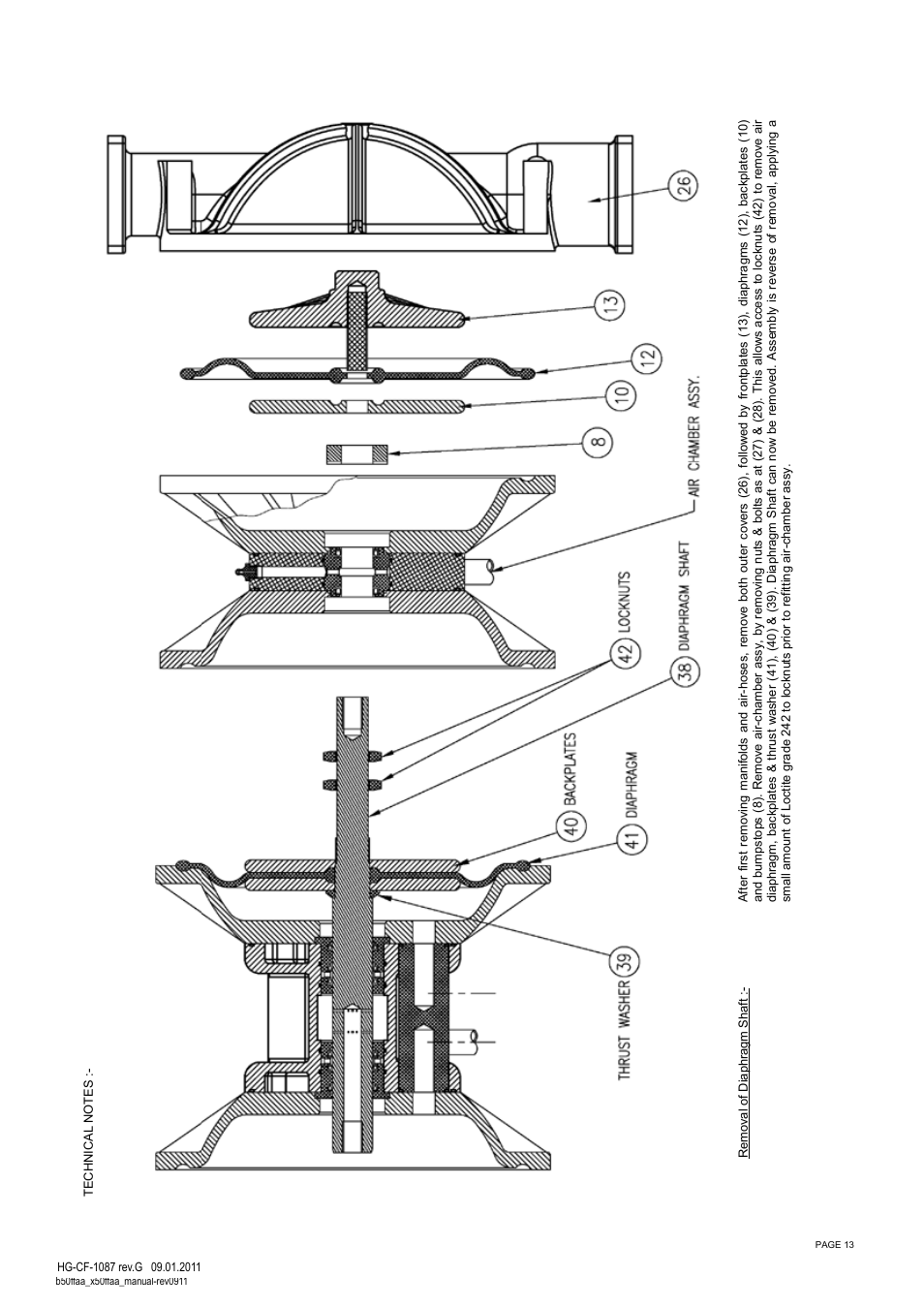 SANDPIPER X50 Full Flow User Manual | Page 13 / 14