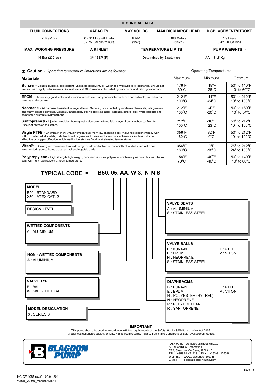 SANDPIPER X50 Full Flow User Manual | Page 4 / 14