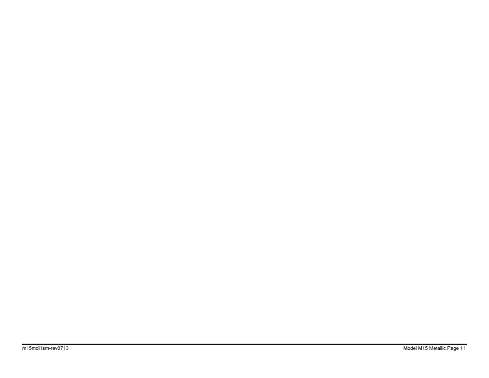 SANDPIPER M15 Metallic User Manual | Page 13 / 34