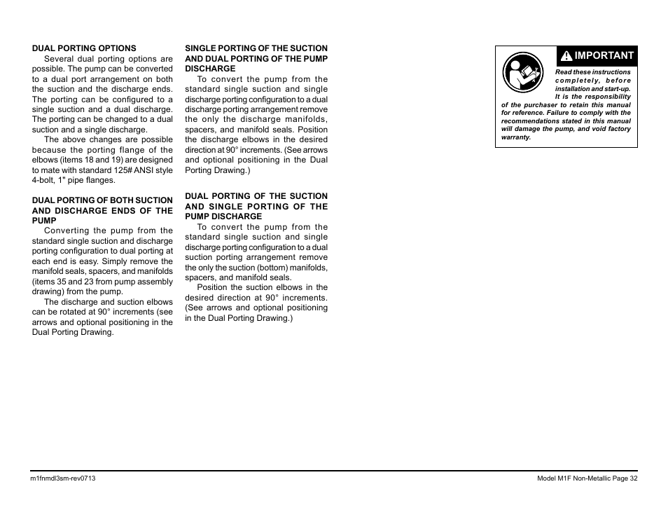 SANDPIPER M1F Non-Metallic User Manual | Page 34 / 41