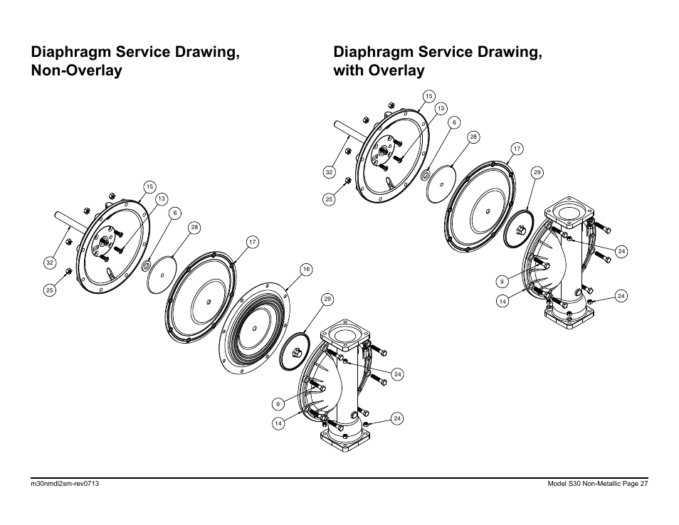 SANDPIPER M30 Non-Metallic User Manual | Page 29 / 38