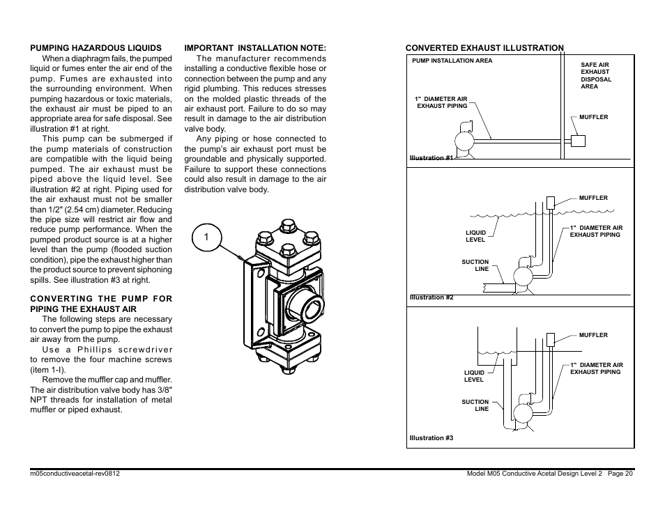 SANDPIPER M05 Conductive Acetal User Manual | Page 22 / 26