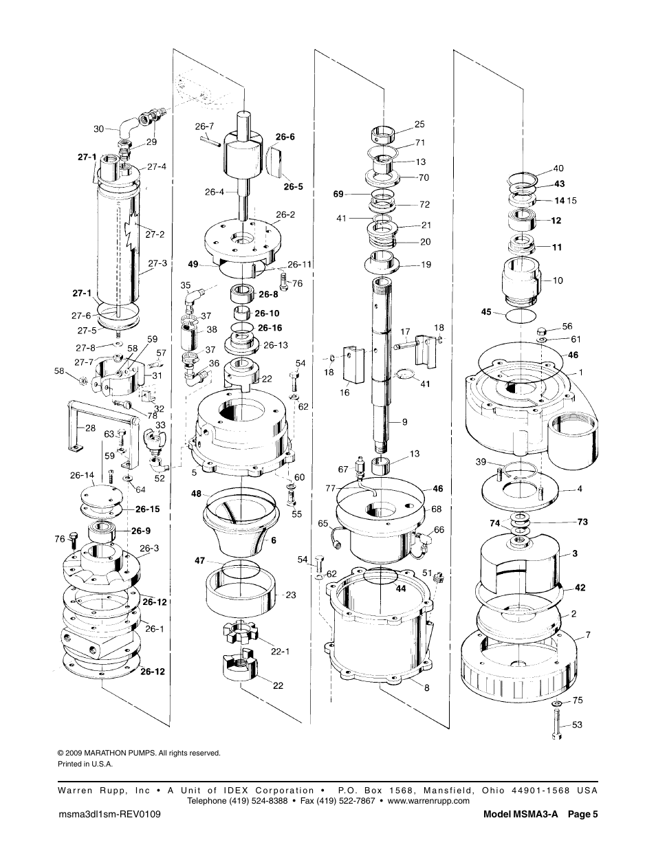 SANDPIPER MSMA3-A User Manual | Page 5 / 5