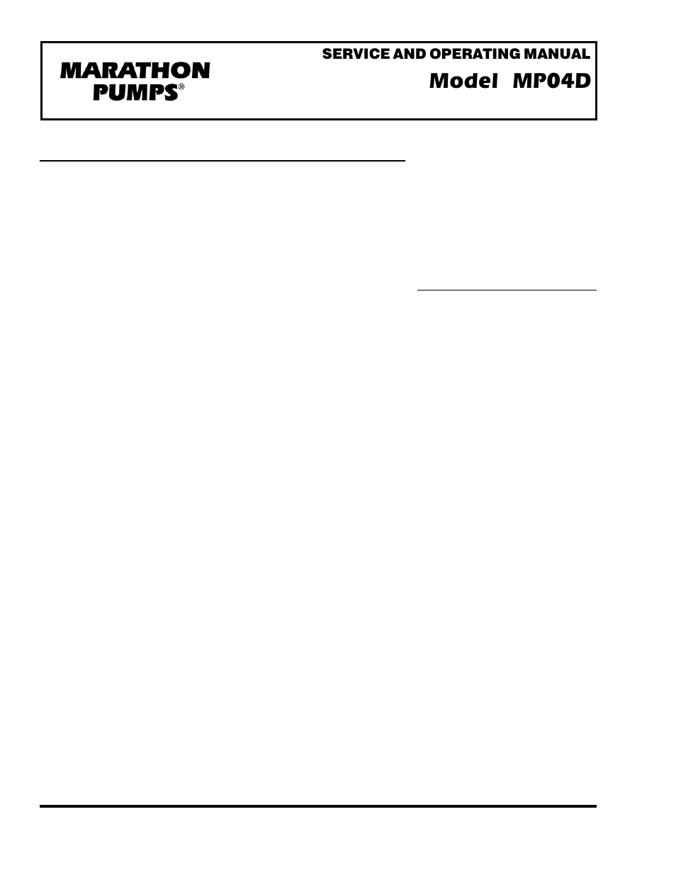 Model mp04d, Spill prevention design level 3, Service and operating manual | SANDPIPER MP04D User Manual | Page 6 / 9