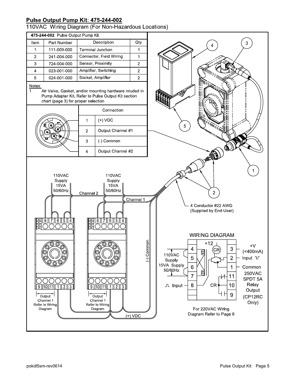 SANDPIPER PULSE OUTPUT KIT User Manual | Page 5 / 18