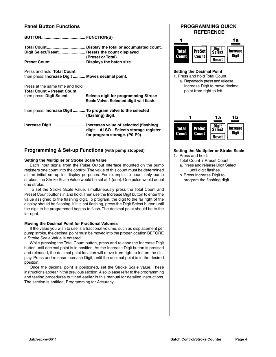SANDPIPER RuppTech Stroke Counter/Batch Control User Manual | Page 4 / 7