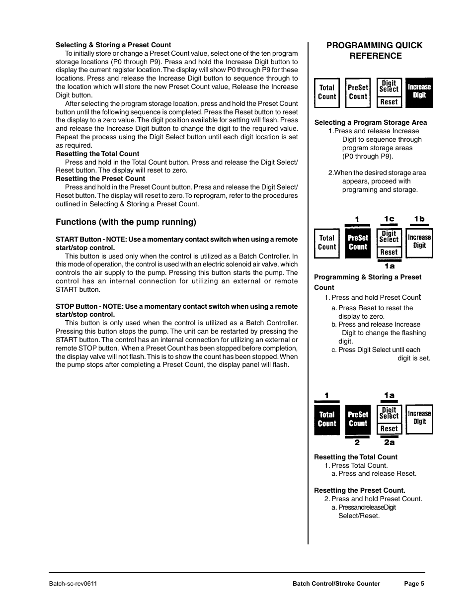 SANDPIPER RuppTech Stroke Counter/Batch Control User Manual | Page 5 / 7