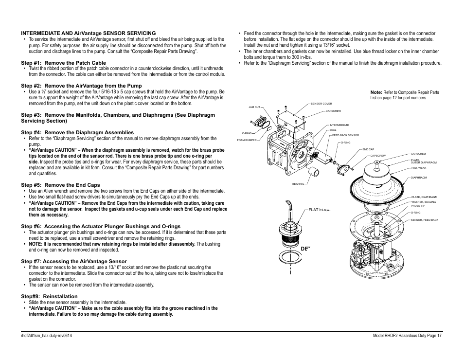 SANDPIPER RHDF2 Hazardous Duty User Manual | Page 19 / 38