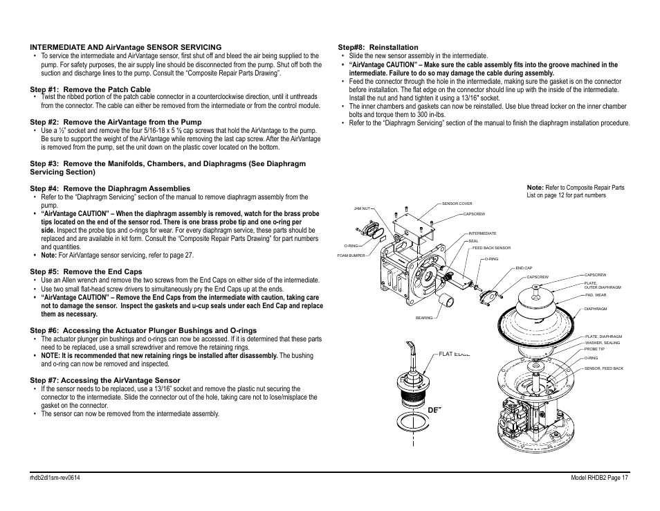 SANDPIPER RHDB2 Metallic User Manual | Page 19 / 36