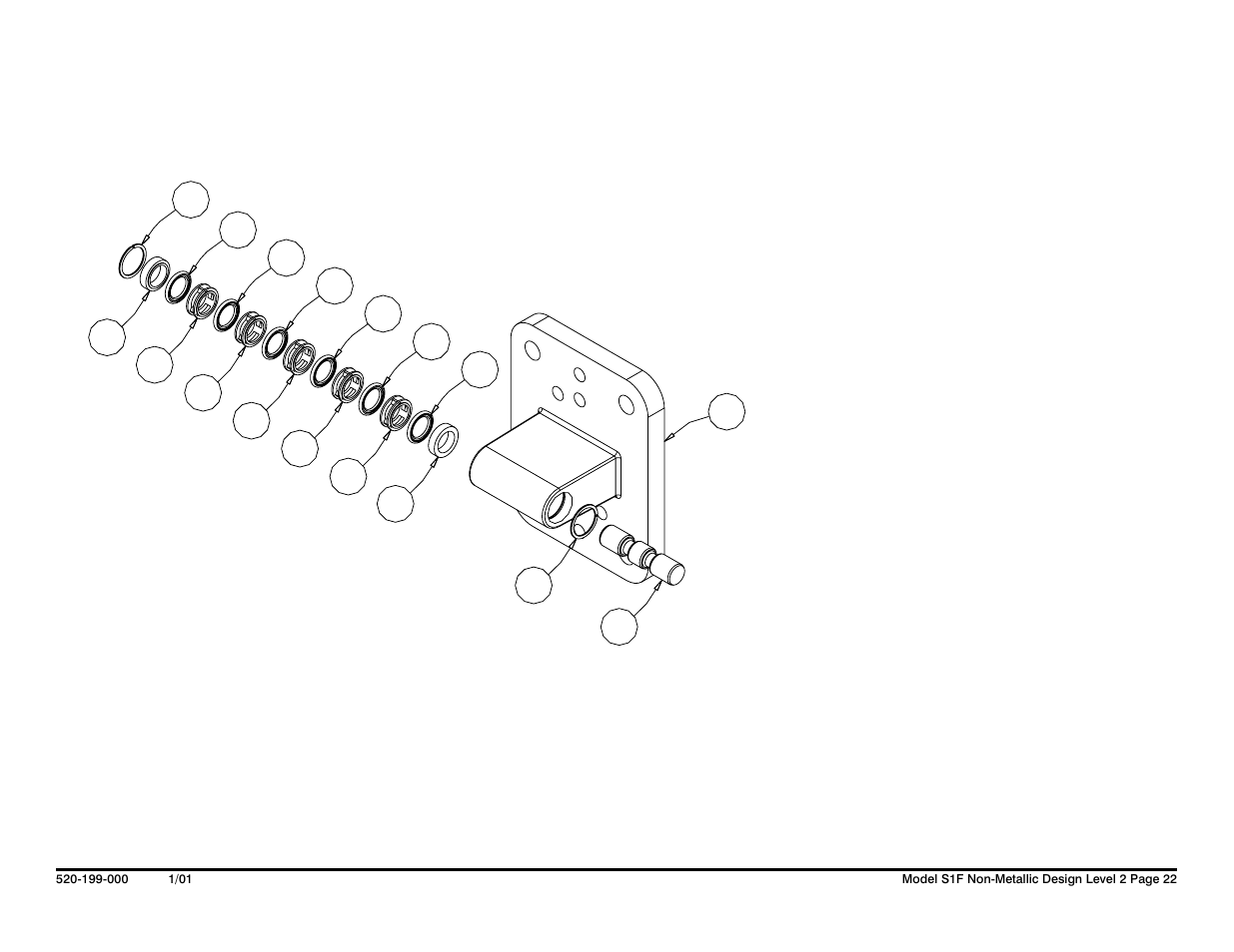 Pilot valve assembly drawing | SANDPIPER S1F Non-Metallic User Manual | Page 24 / 33