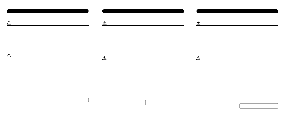 Precautions, Vorsichtsmassnahmen, Precautions d'usage | Please read carefully before proceeding, Warning, Caution, Vorsicht, Bitte sorgfältig durchlesen, ehe sie weitermachen, Warnung, Attention | Yamaha PSS-14 User Manual | Page 3 / 4