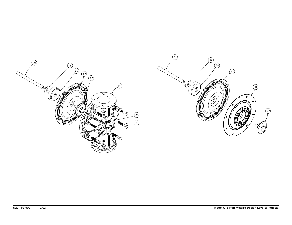 SANDPIPER S15 Non-Metallic User Manual | Page 28 / 36