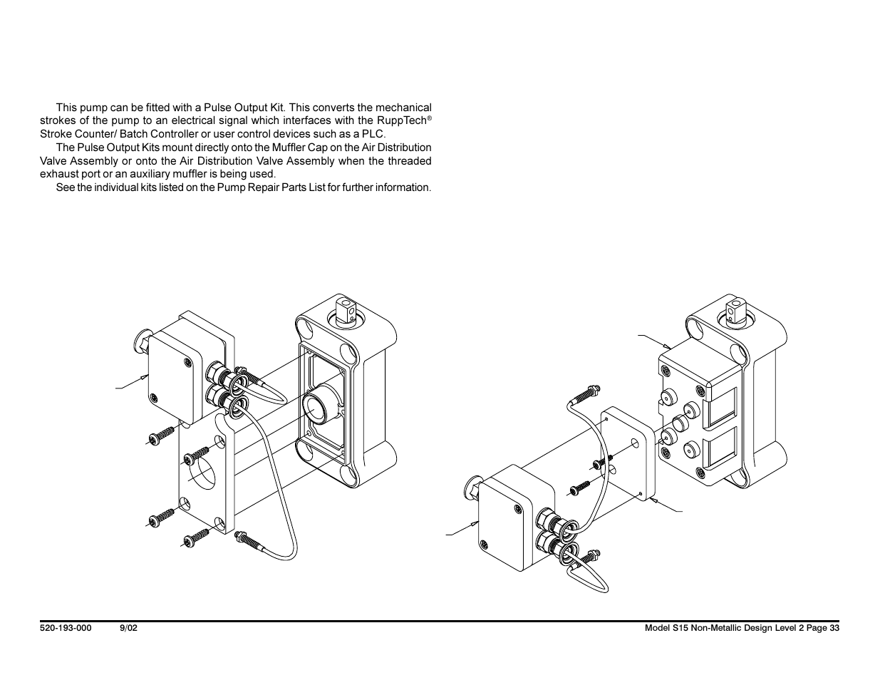 Rupptech | SANDPIPER S15 Non-Metallic User Manual | Page 35 / 36