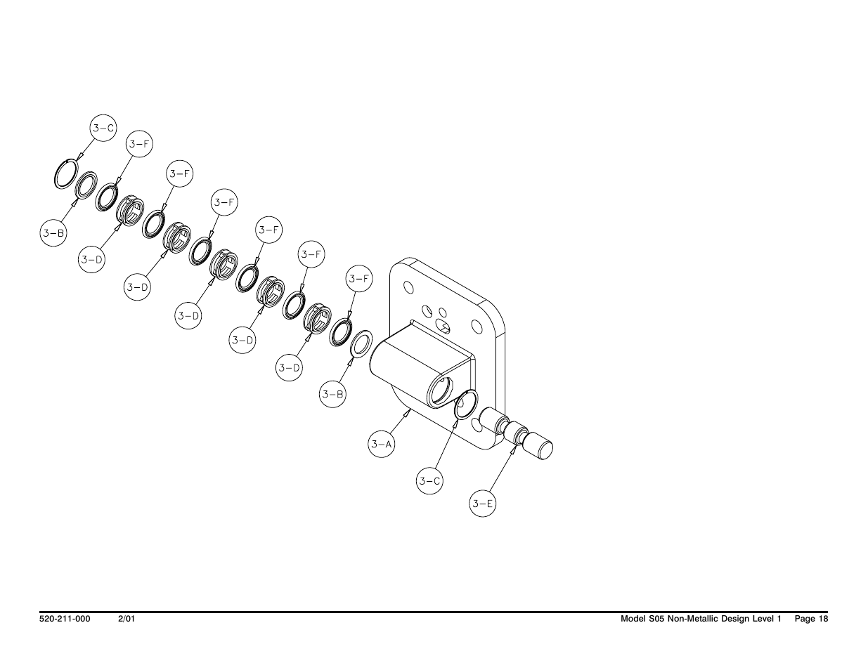 Pilot valve assembly drawing | SANDPIPER S05 Non-Metallic User Manual | Page 20 / 31