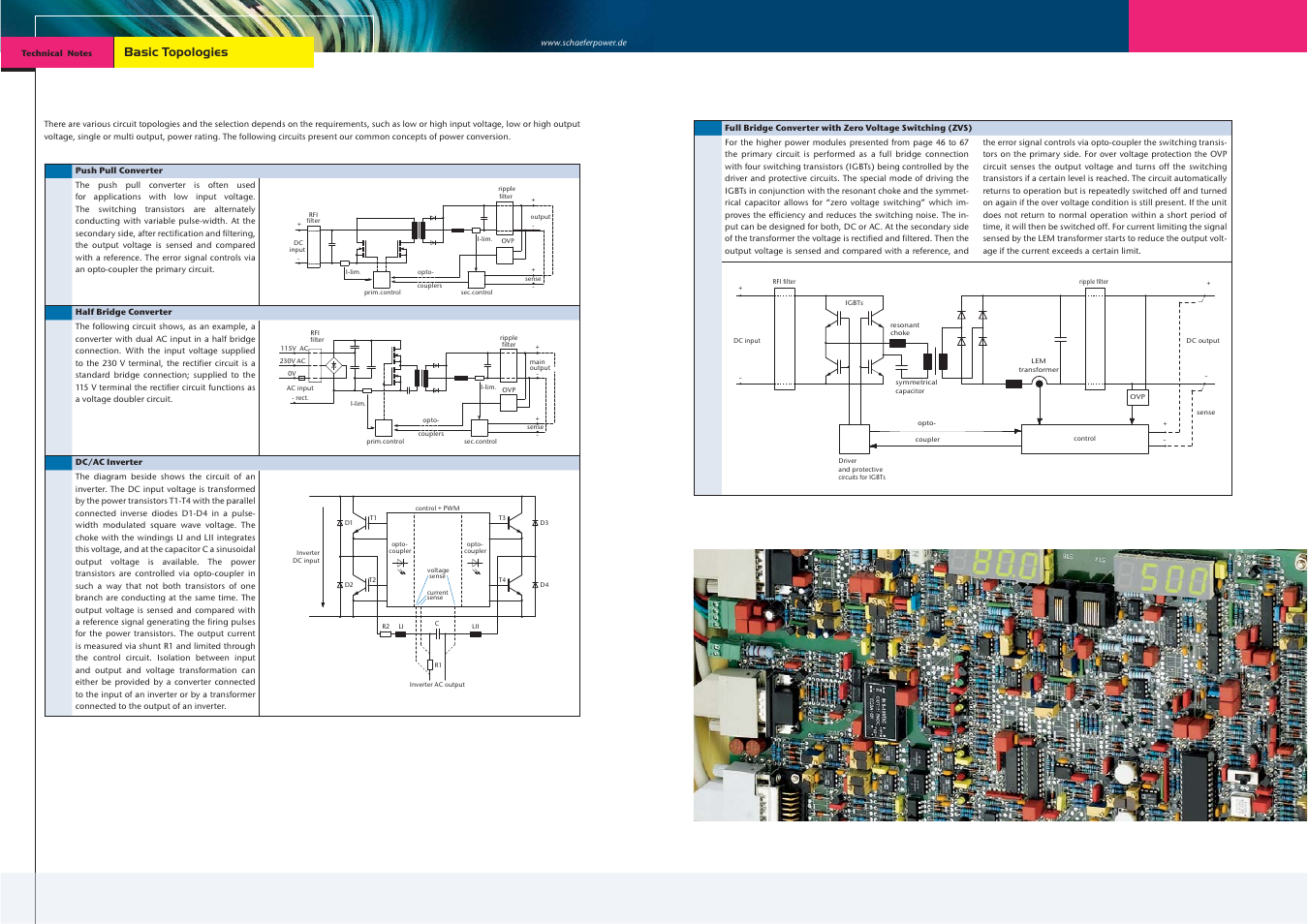 Basic topologies | Schaefer Series C/B 1300 User Manual | Page 13 / 13