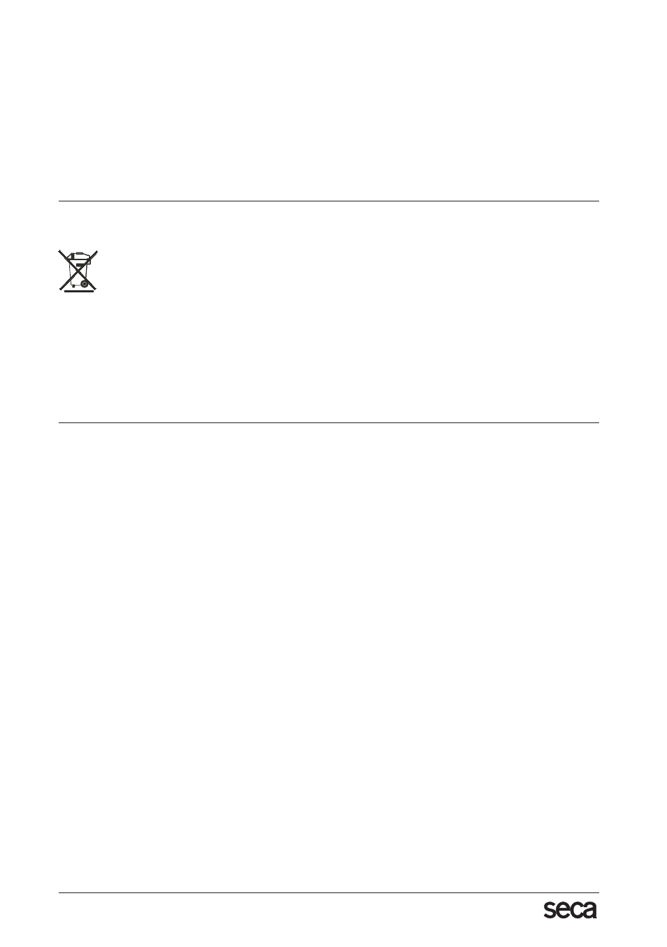 保証について 11, 廃棄 10, 器具の廃棄 | Seca 804 User Manual | Page 160 / 166