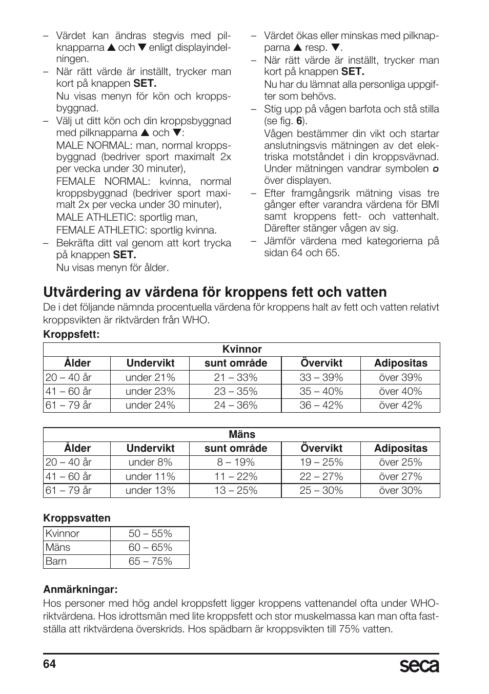 Seca 804 User Manual | Page 66 / 166