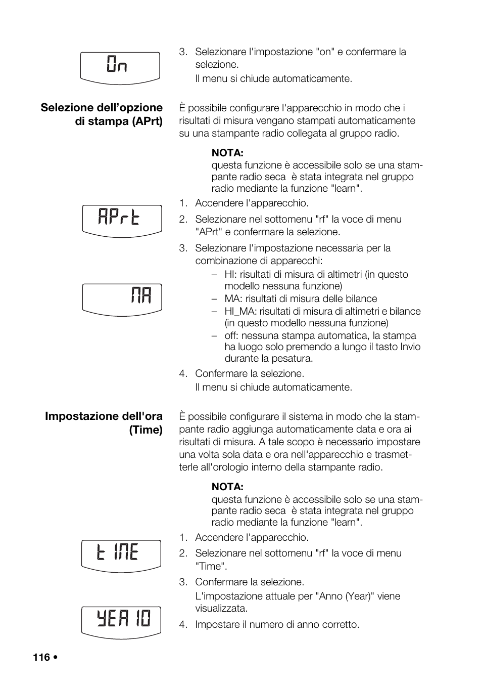 Apparecchio . 113 | Seca 376 User Manual | Page 116 / 401