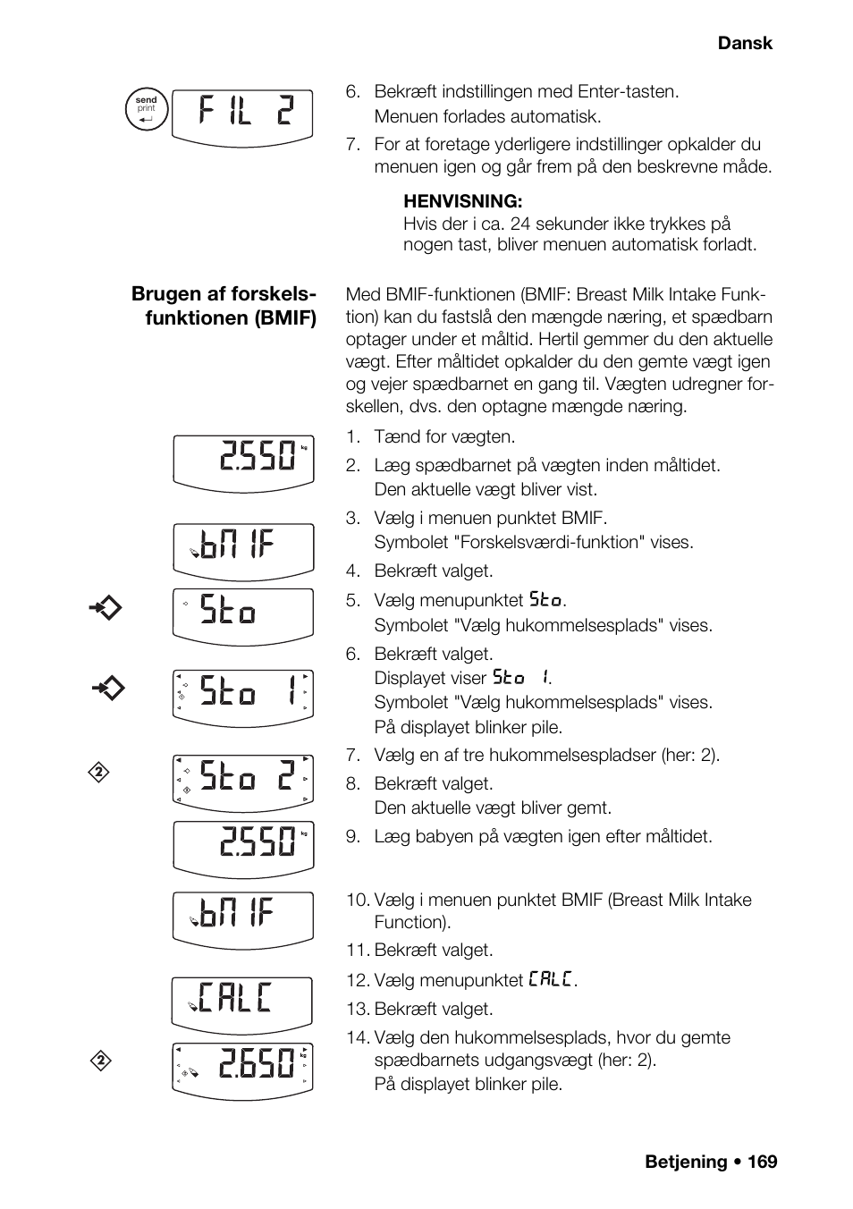 Ekstra vægt, 1 oplysninger om, Sterin | Seca 376 User Manual | Page 169 / 401
