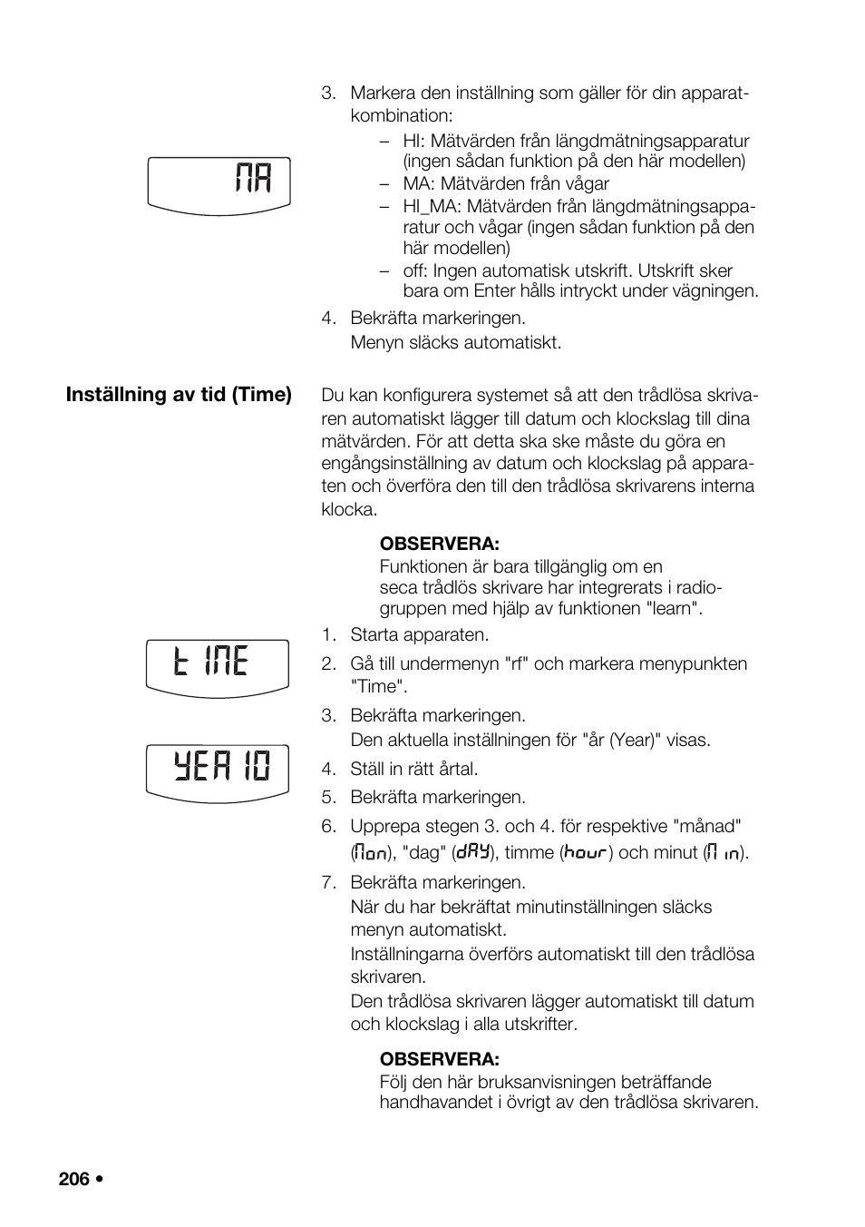 Seca 376 User Manual | Page 206 / 401