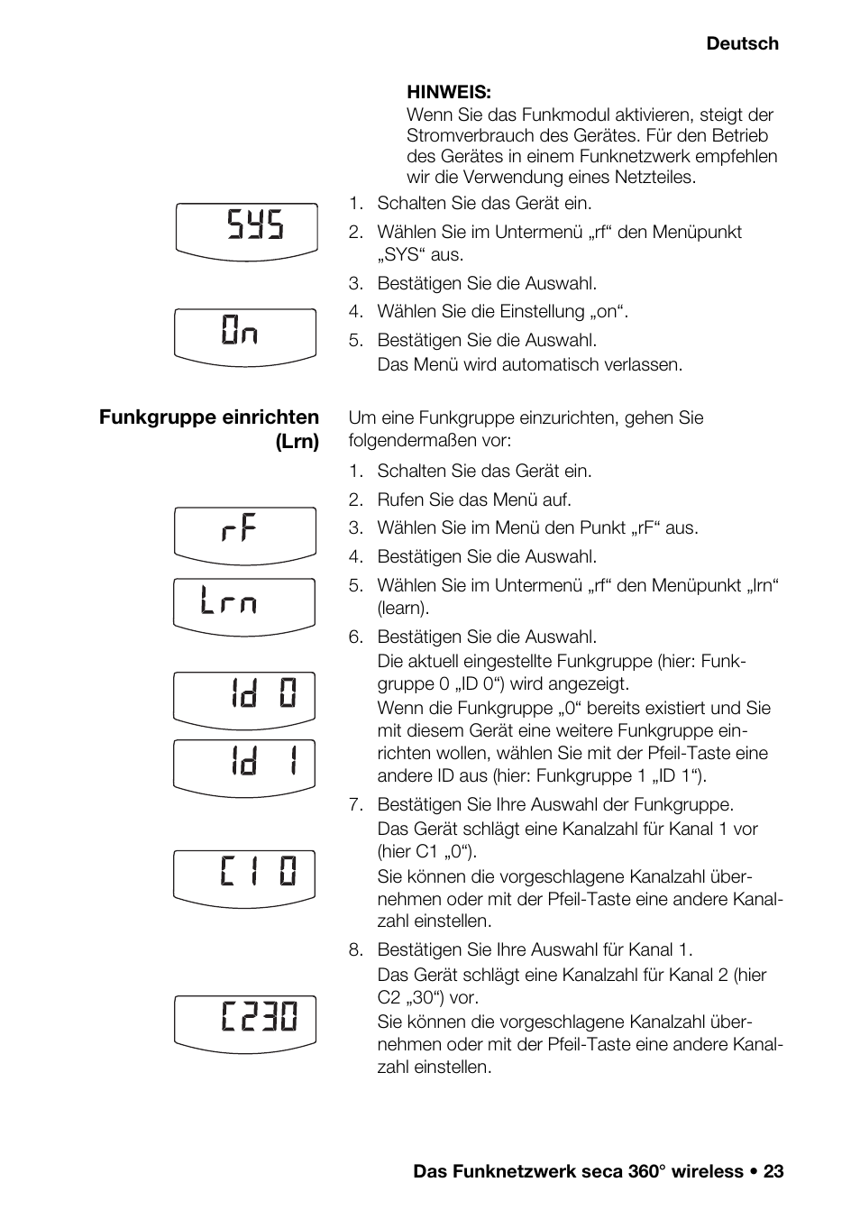 Seca 376 User Manual | Page 23 / 401
