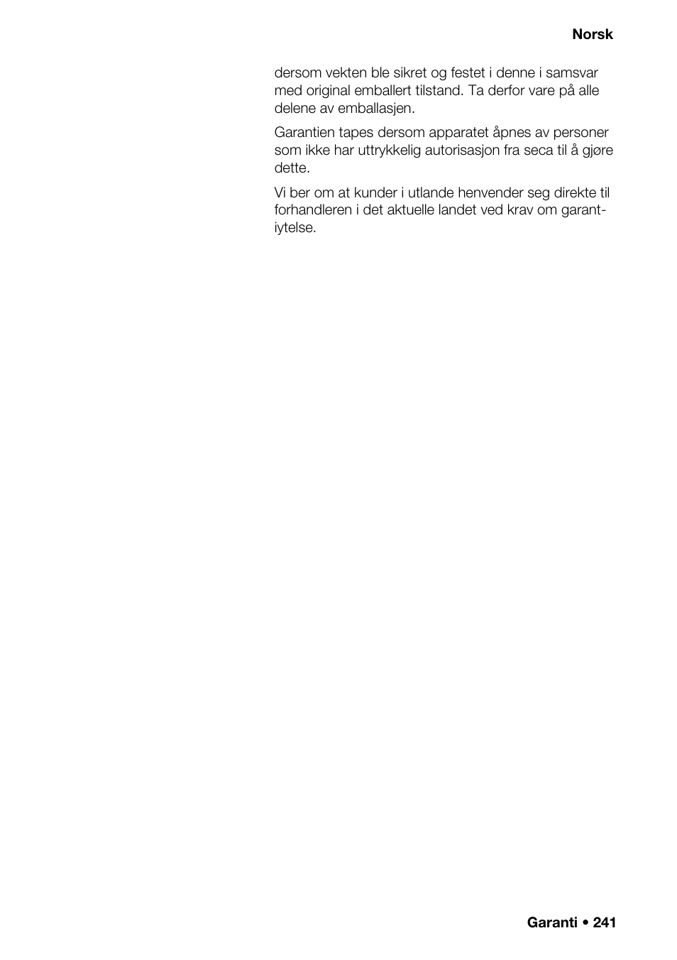 Seca 376 User Manual | Page 241 / 401