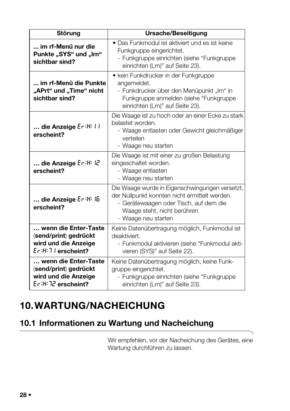Wartung/nacheichung, 1 informationen zu wartung und nacheichung, E in einer funkgruppe | Tivieren (sys) | Seca 376 User Manual | Page 28 / 401