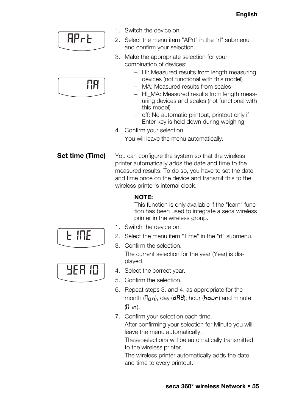 Seca 376 User Manual | Page 55 / 401
