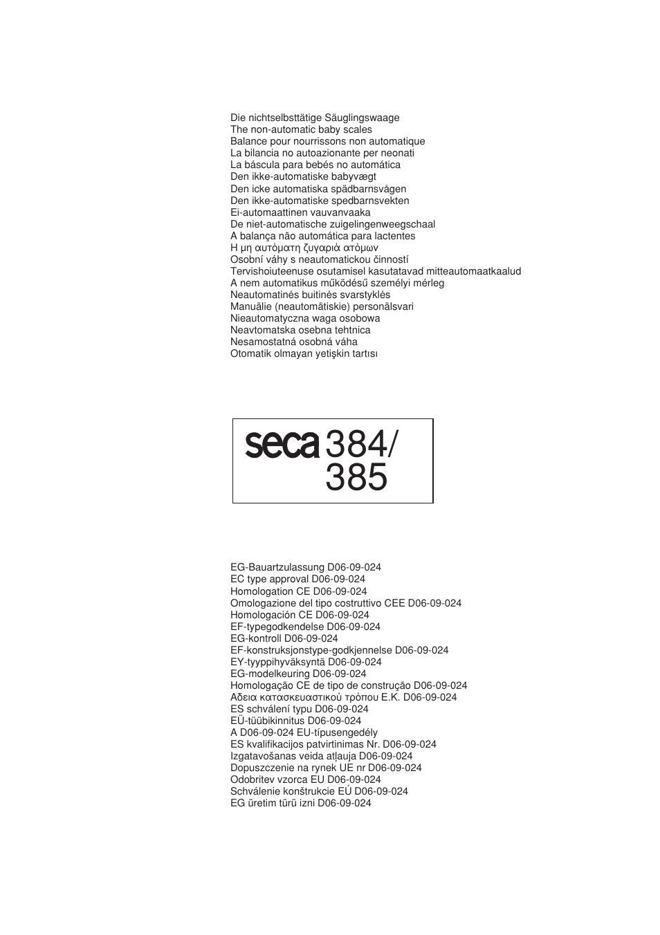 Seca 385 User Manual | Page 134 / 136
