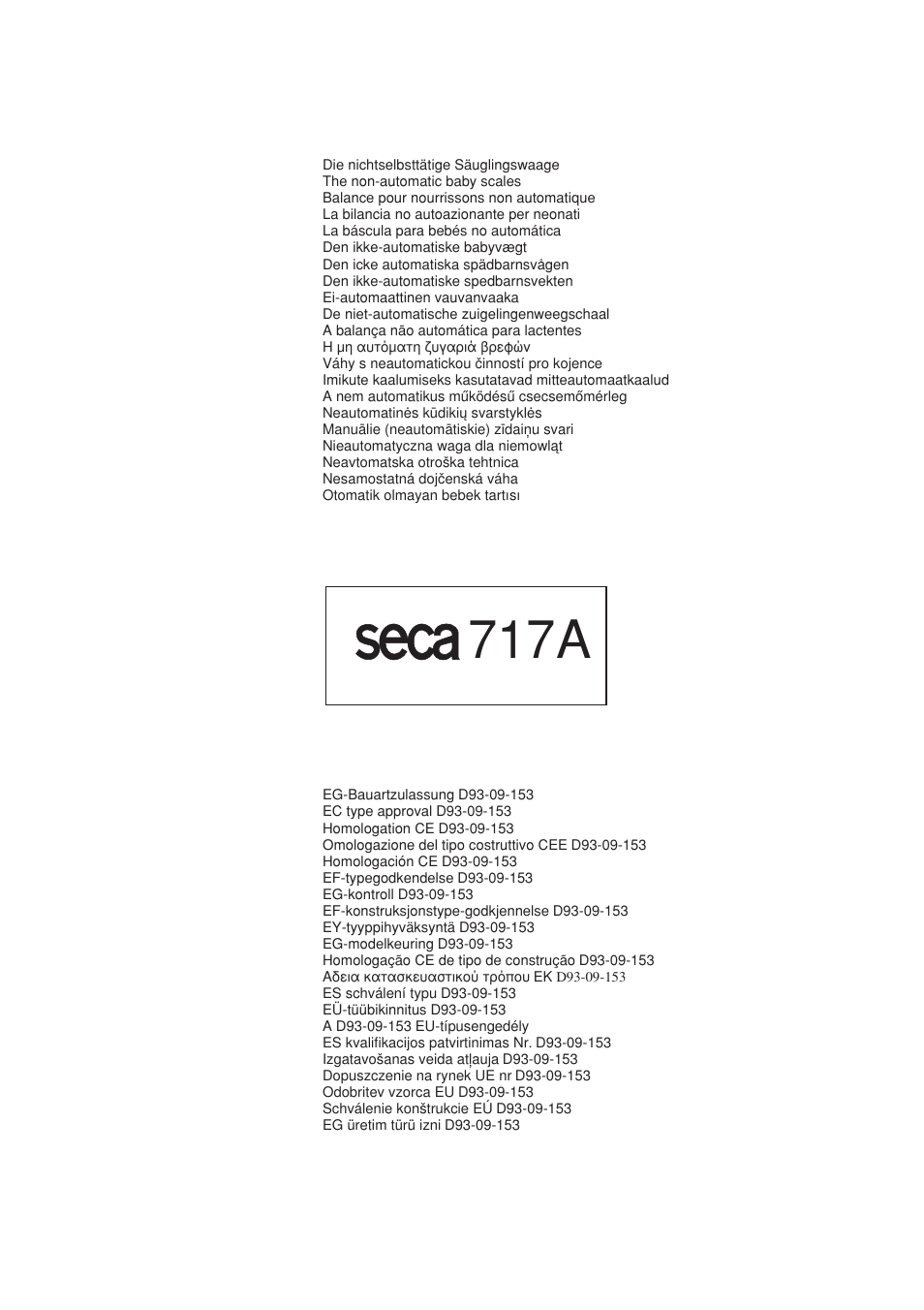 717a | Seca 717A User Manual | Page 134 / 136