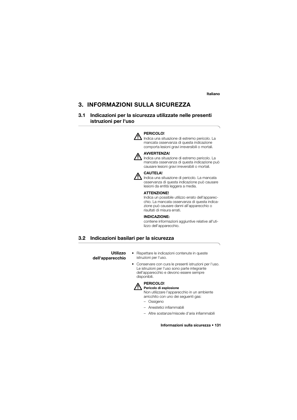 Informazioni sulla sicurezza, 2 indicazioni basilari per la sicurezza, Utilizzo dell'apparecchio | Seca 757 User Manual | Page 131 / 307
