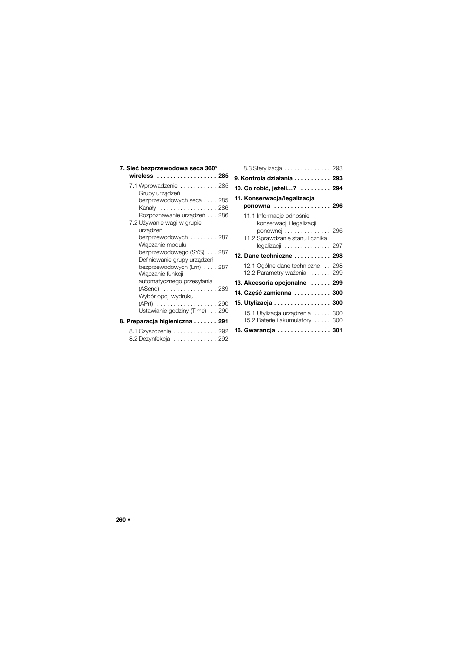 Seca 757 User Manual | Page 260 / 307