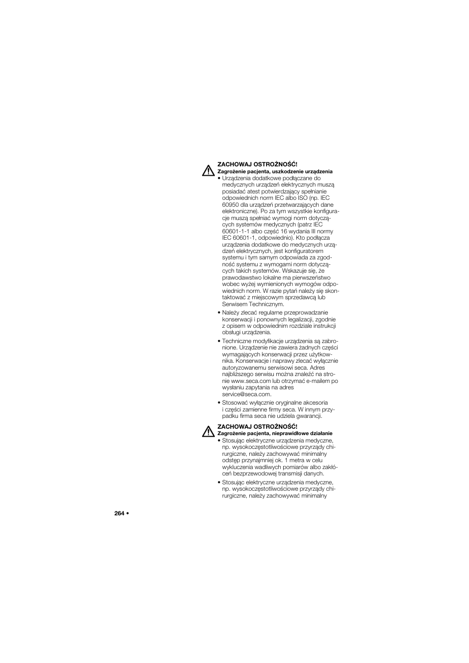 Seca 757 User Manual | Page 264 / 307