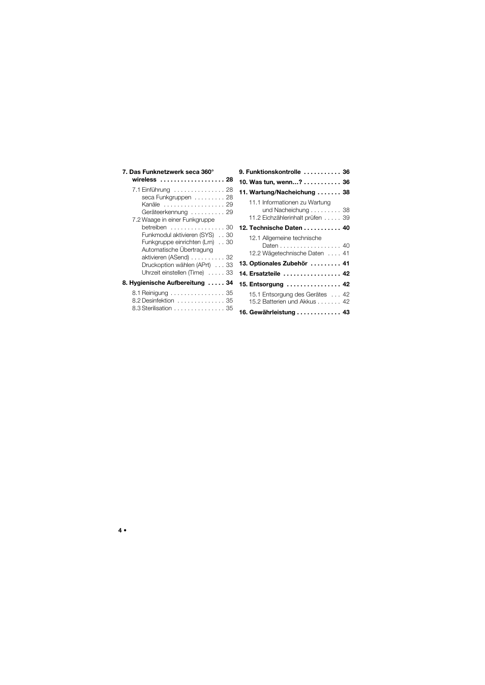Seca 757 User Manual | Page 4 / 307