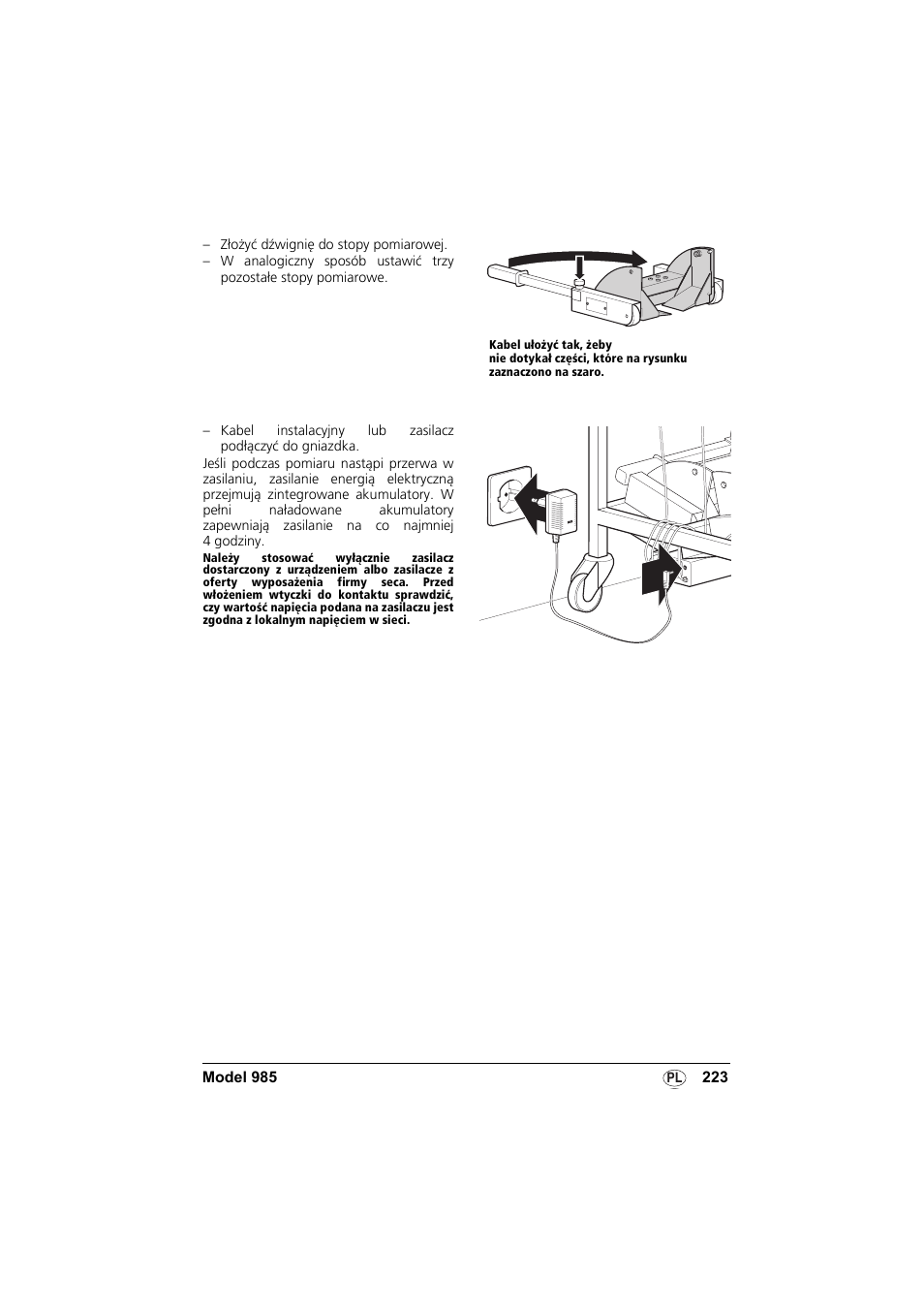 Seca 985 User Manual | Page 223 / 239