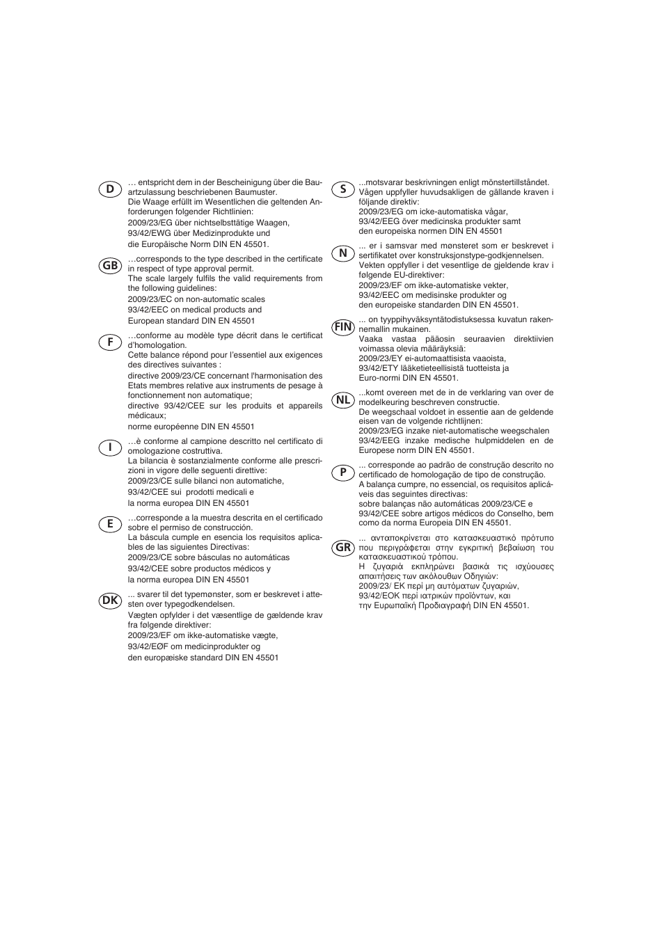 Seca 985 User Manual | Page 238 / 239