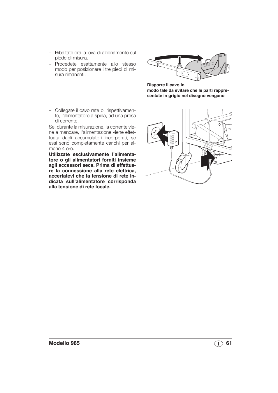 Seca 985 User Manual | Page 61 / 239