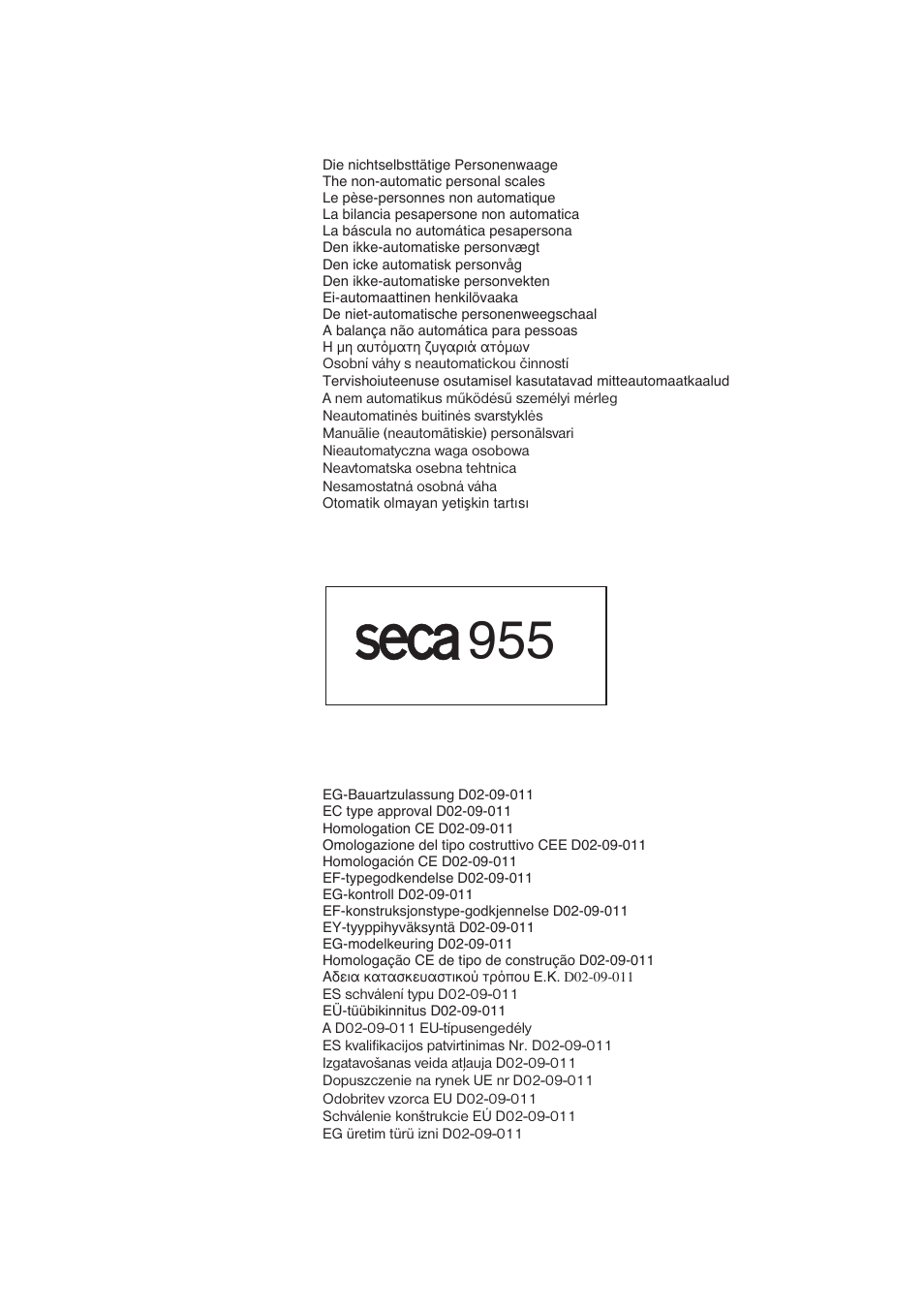 Seca 955 User Manual | Page 17 / 19