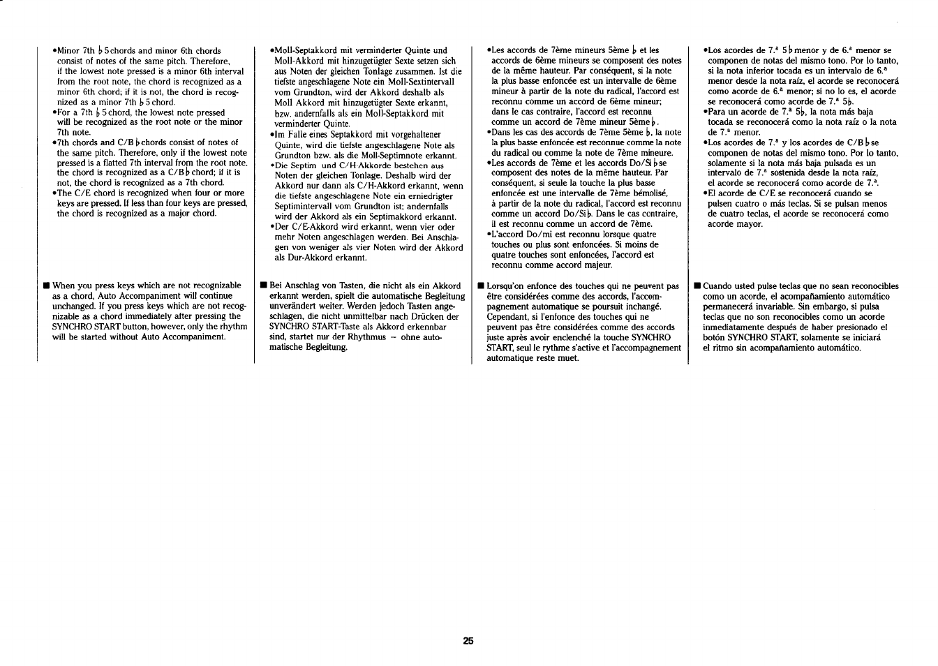 Yamaha PSS-26 User Manual | Page 26 / 39
