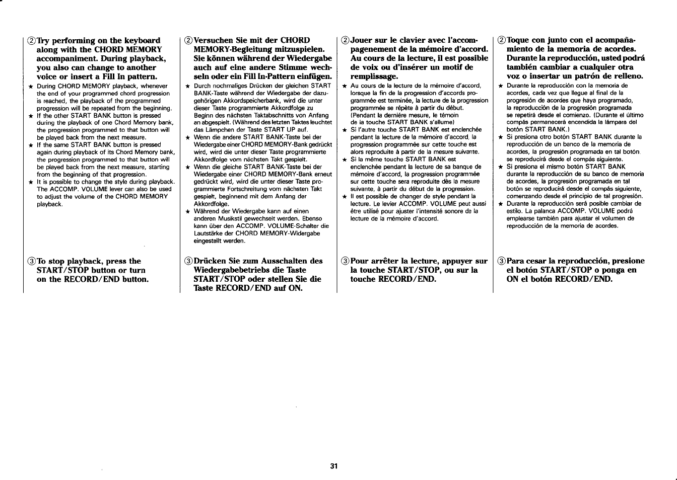 Yamaha PSS-26 User Manual | Page 32 / 39