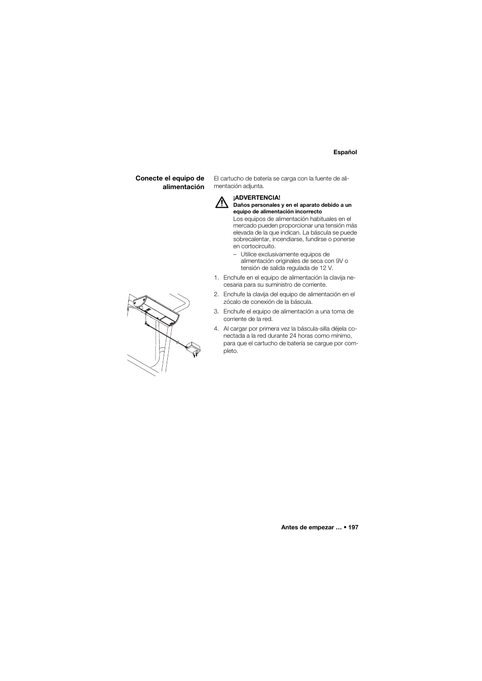Conecte el equipo de alimentación | Seca 959 User Manual | Page 197 / 317