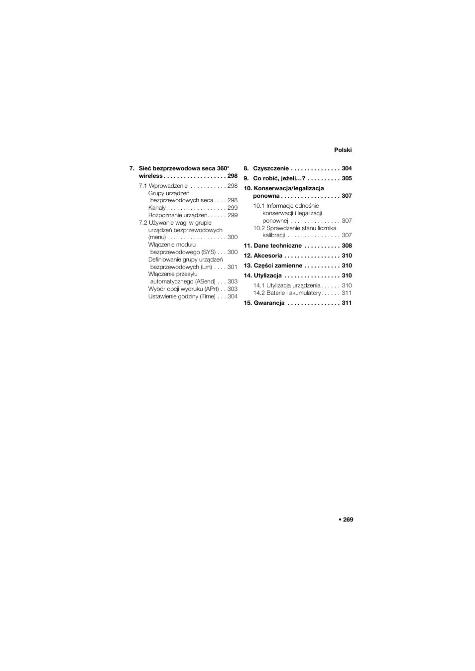 Seca 959 User Manual | Page 269 / 317