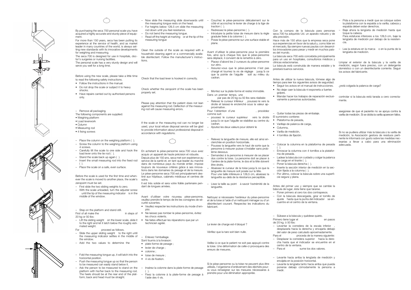 Seca 700 User Manual | Page 2 / 2