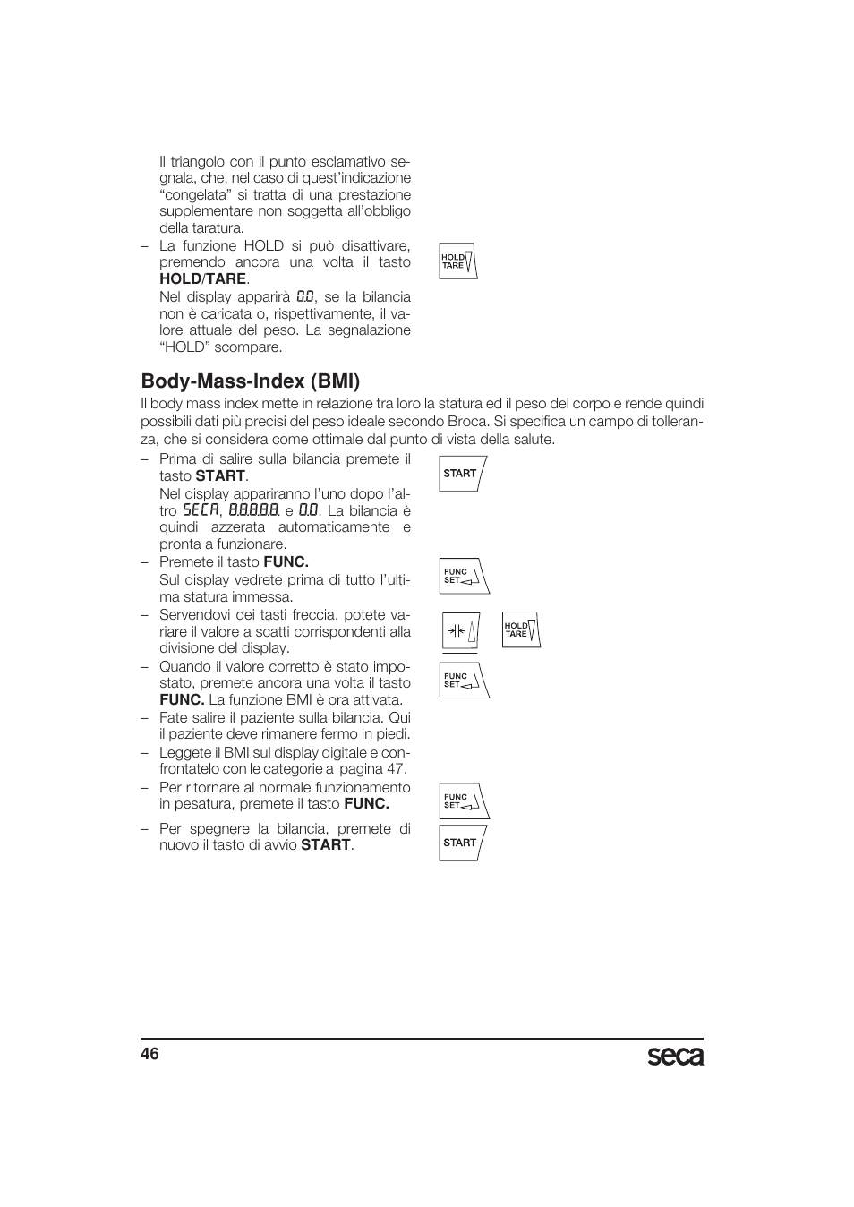 Body-mass-index (bmi) | Seca 799 User Manual | Page 46 / 162